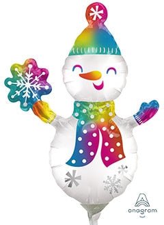 14" Satin Infused Snowman (10ct) - Premium Party Distribution