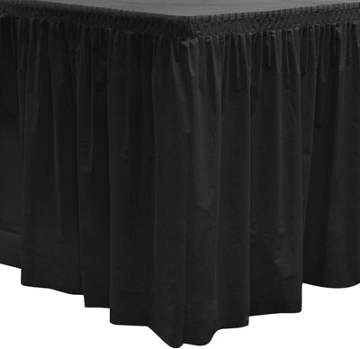 14' Table Skirt - Black - Premium Party Distribution