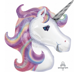 14" Unicorn Head - Pastel - Premium Party Distribution