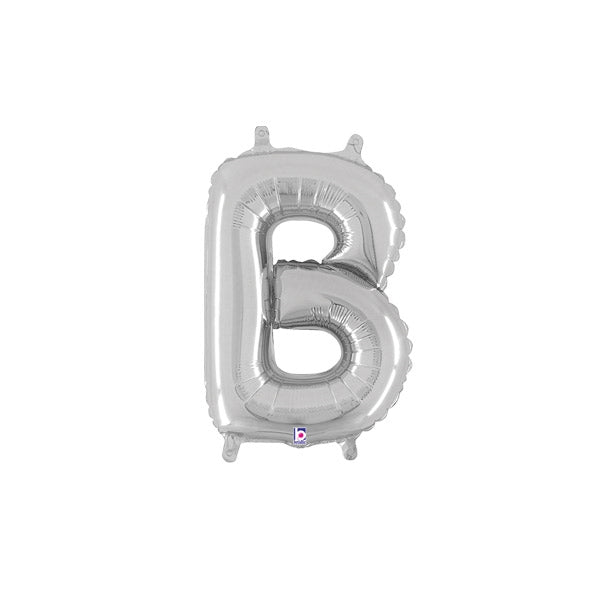 14in SILVER Letter B MegaLoon Jr., Price Per Bag of 5