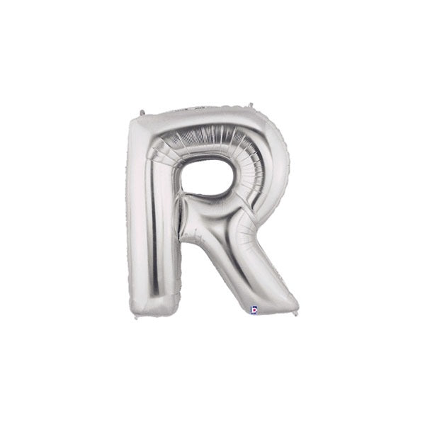 14in SILVER Letter R MegaLoon Jr., Price Per Bag of 5