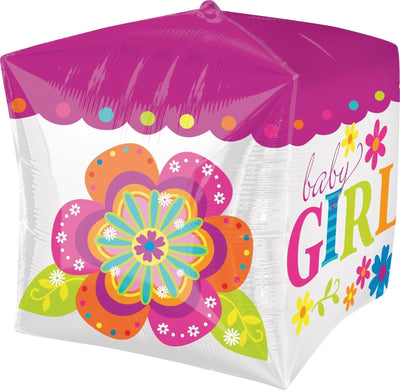 15" Cubez - Baby Girl - Premium Party Distribution