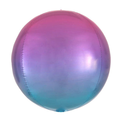 15" Ombre Orbz - Pink & Blue - Anagram - Premium Party Distribution