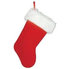 15" Plush Christmas Stocking - Premium Party Distribution
