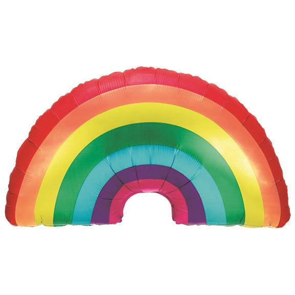 36in RAINBOW Shaped Foil Balloon (PKG)