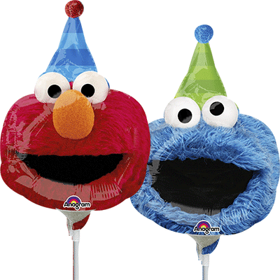 11" Elmo & Cookie Monster - Premium Party Distribution