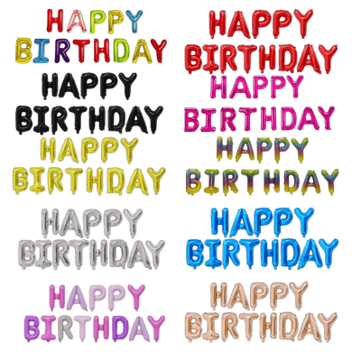 16" Balloon Banner - Happy Birthday - Premium Party Distribution