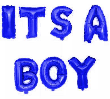 16" Balloon Banner - It's A Boy - Premium Party Distribution