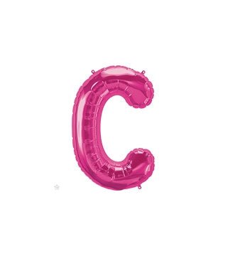 16" Balloon Letter C - Magenta - Premium Party Distribution