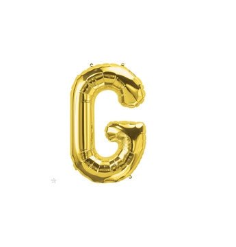 16" Balloon Letter G - Gold - Premium Party Distribution