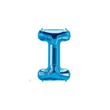 16" Balloon Letter I - Blue - Premium Party Distribution