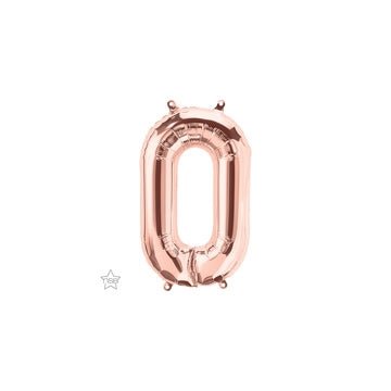 16" Balloon Letter O - Rose Gold - Premium Party Distribution
