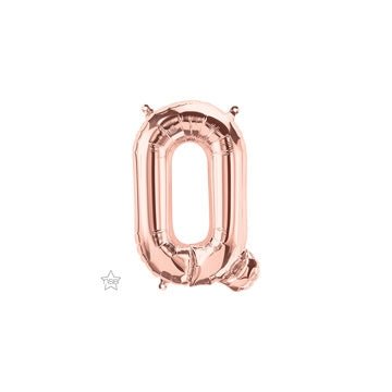 16" Balloon Letter Q - Rose Gold - Premium Party Distribution
