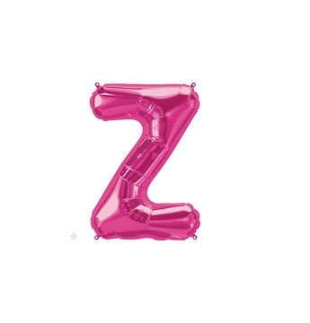 16" Balloon Letter Z - Magenta - Premium Party Distribution