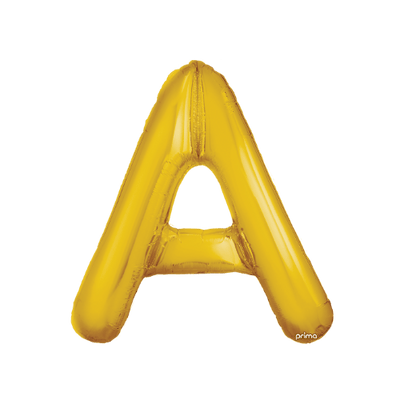 16" Balloon Letters - Gold (2ct) - Premium Party Distribution