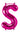 16" Balloon Letters - Magenta - Premium Party Distribution