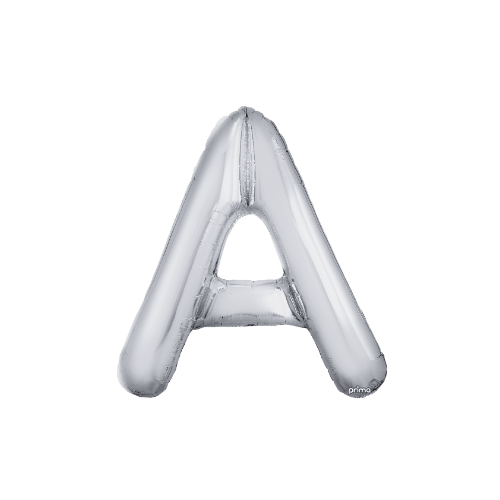 16" Balloon Letters - Silver (2ct) - Premium Party Distribution