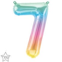 16" Balloon Number 7 - Jelli Ombre - Premium Party Distribution