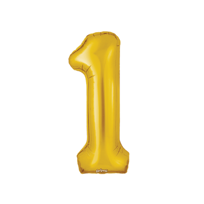16" Balloon Numbers - Gold (2ct) - Premium Party Distribution