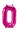 16" Balloon Numbers - Magenta - Premium Party Distribution
