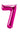16" Balloon Numbers - Magenta - Premium Party Distribution