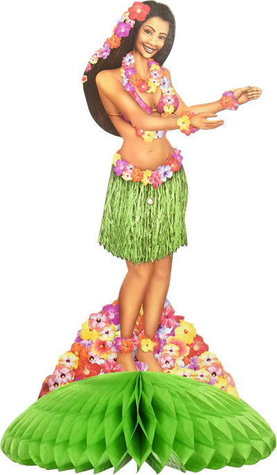 16" Centerpiece - Hula Girl - Premium Party Distribution