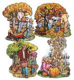16" Cutouts - Fall Activities - Premium Party Distribution
