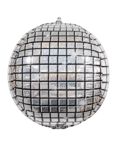 16" Holographic Disco Ball - Silver - Premium Party Distribution