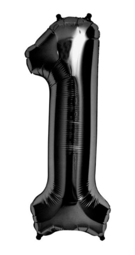 16" Numbers - Black - Premium Party Distribution