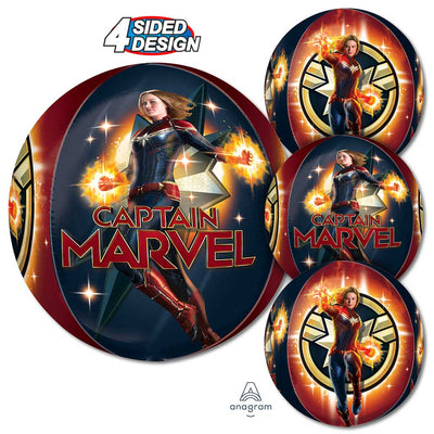 16" Orbz - Captain Marvel - Premium Party Distribution