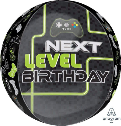 16" Orbz - Level Up Birthday - Premium Party Distribution