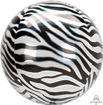 16" Orbz - Zebra Print - Premium Party Distribution