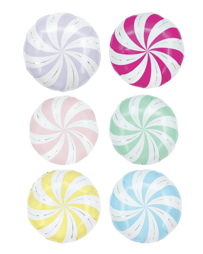 16" Round Swirly Candy (2ct) - Premium Party Distribution