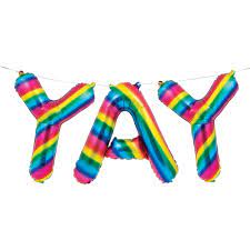 16" Yay! Foil Banner Balloon 1ct - Premium Party Distribution