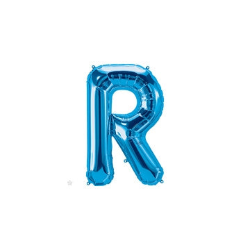 16 inch Letter R Northstar BLUE