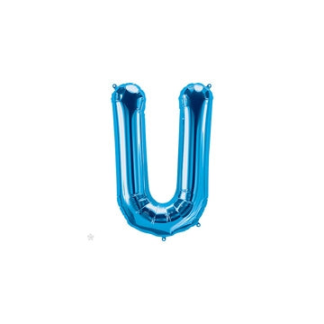 16 inch Letter U Northstar BLUE