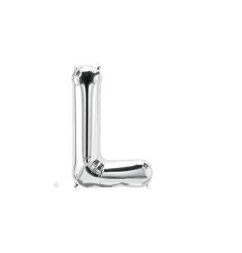 16 inch Letter L Northstar SILVER