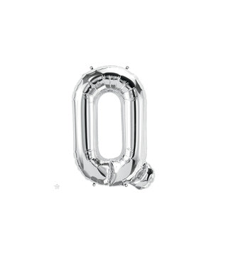 16 inch Letter Q Northstar SILVER