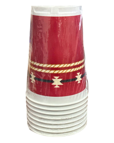 16oz Cups - Wild Western (8ct) - Premium Party Distribution