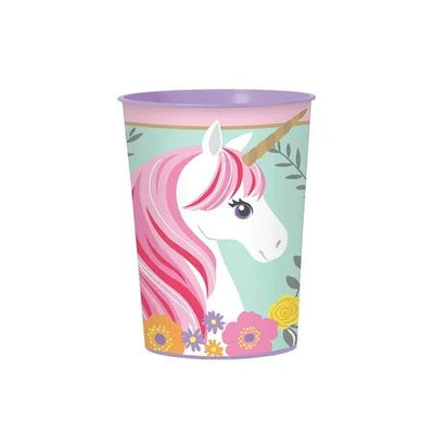 16oz Plastic Cup - Magical Unicorn (12ct) - Premium Party Distribution