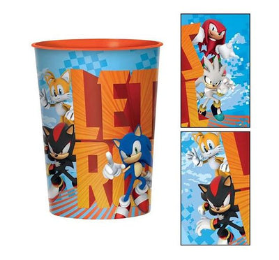16oz Sonic Plastic Cup 12ct - Amscan - Premium Party Distribution