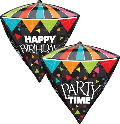17" Diamondz Cone - Birthday/Party Time - Premium Party Distribution