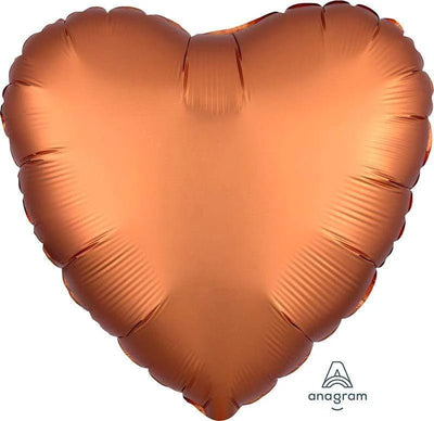 17" Heart - Satin Luxe Amber (4ct) - Premium Party Distribution