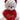 17" White Bear W/ Rose Heart - Premium Party Distribution