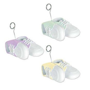 170g Balloon Weight - Photo Holder Baby Shoes Assortment - Premium Party Distribution
