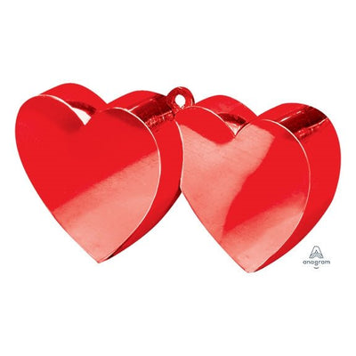 170g Double Heart Weight - Red - Premium Party Distribution