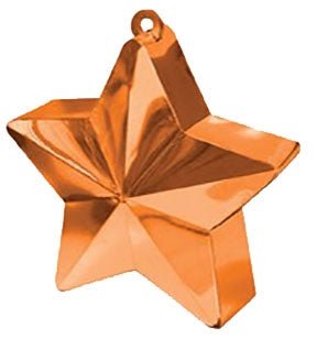 170g Star Weight - Orange (12ct) - Premium Party Distribution