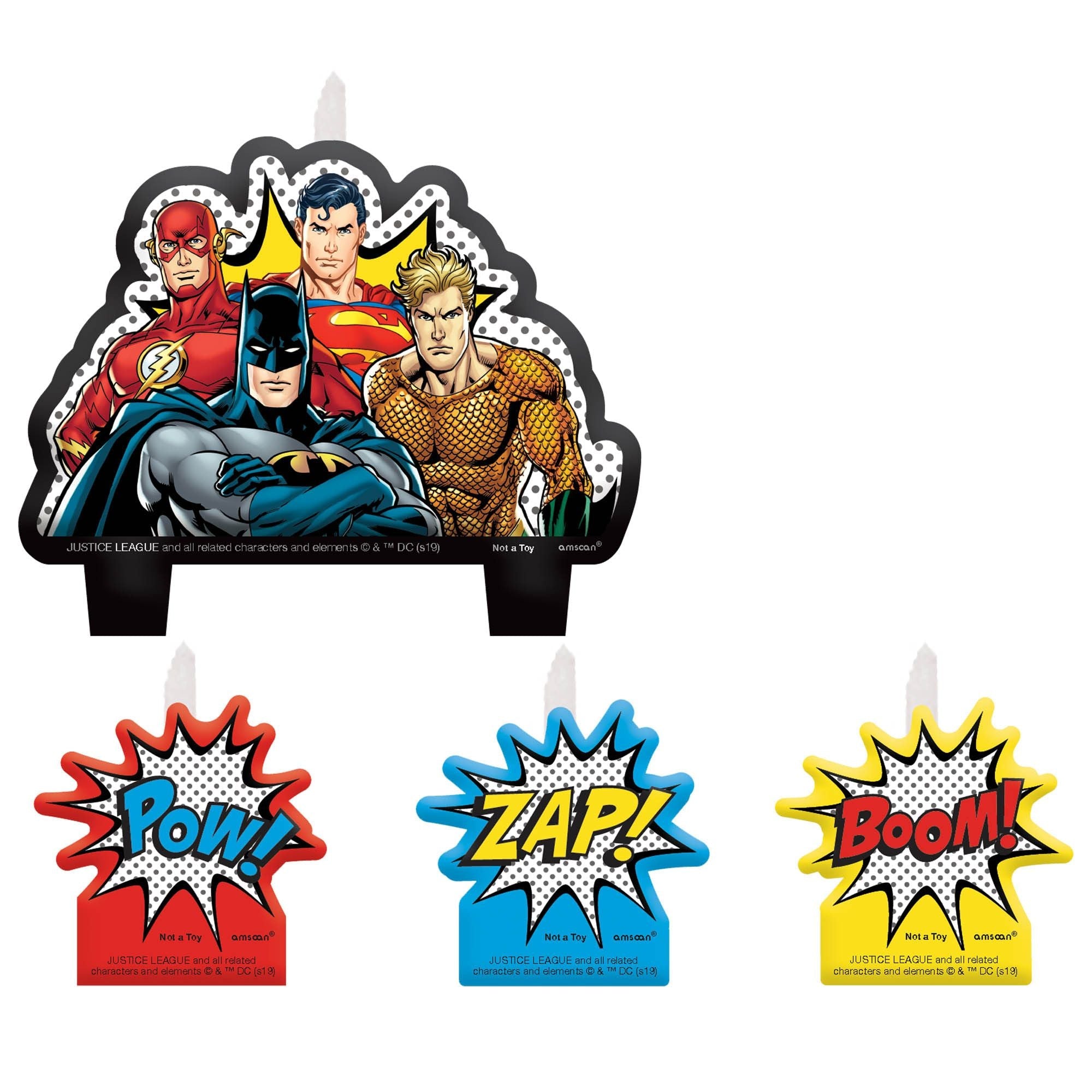 Justice League Heroes Unite™ Birthday Candle Set