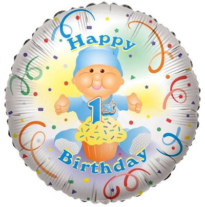 18" 1st Birthday - Boy - Premium Party Distribution