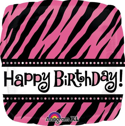 18" Animal Print Birthday (25ct) - Premium Party Distribution